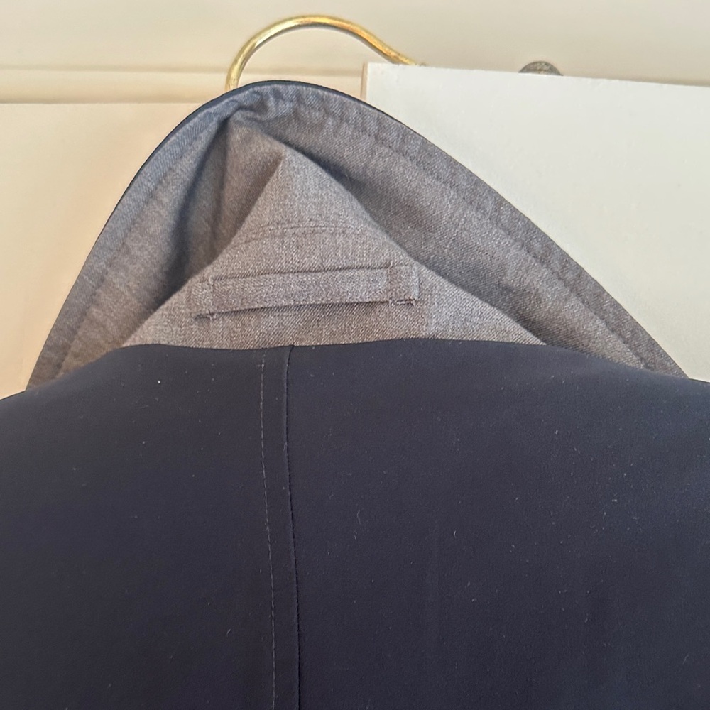Reiss Men’s VITAL
REVERSIBLE MID-LENGTH COAT IN NAVY/GREY - Picture 10 of 12